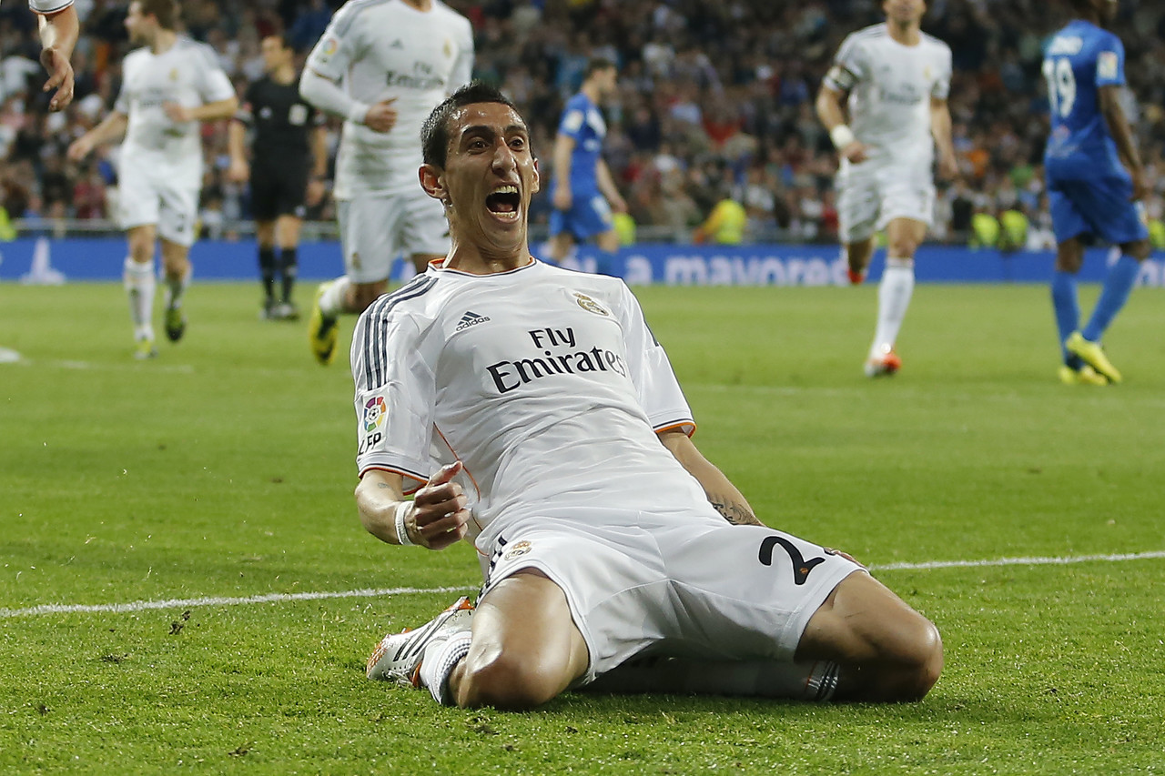 世界杯决赛时间-迪马利亚：穆里尼奥是最好的教练 离开皇马让我感到难过